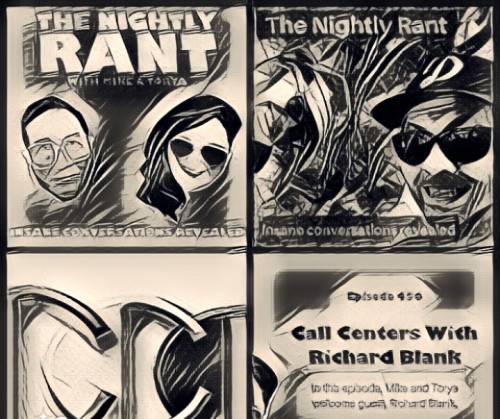 The Nightly Rant podcast sales guest Richard Blank Costa Ricas Call Center